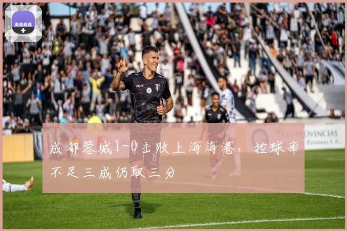 成都蓉城1-0击败上海海港，控球率不足三成仍取三分